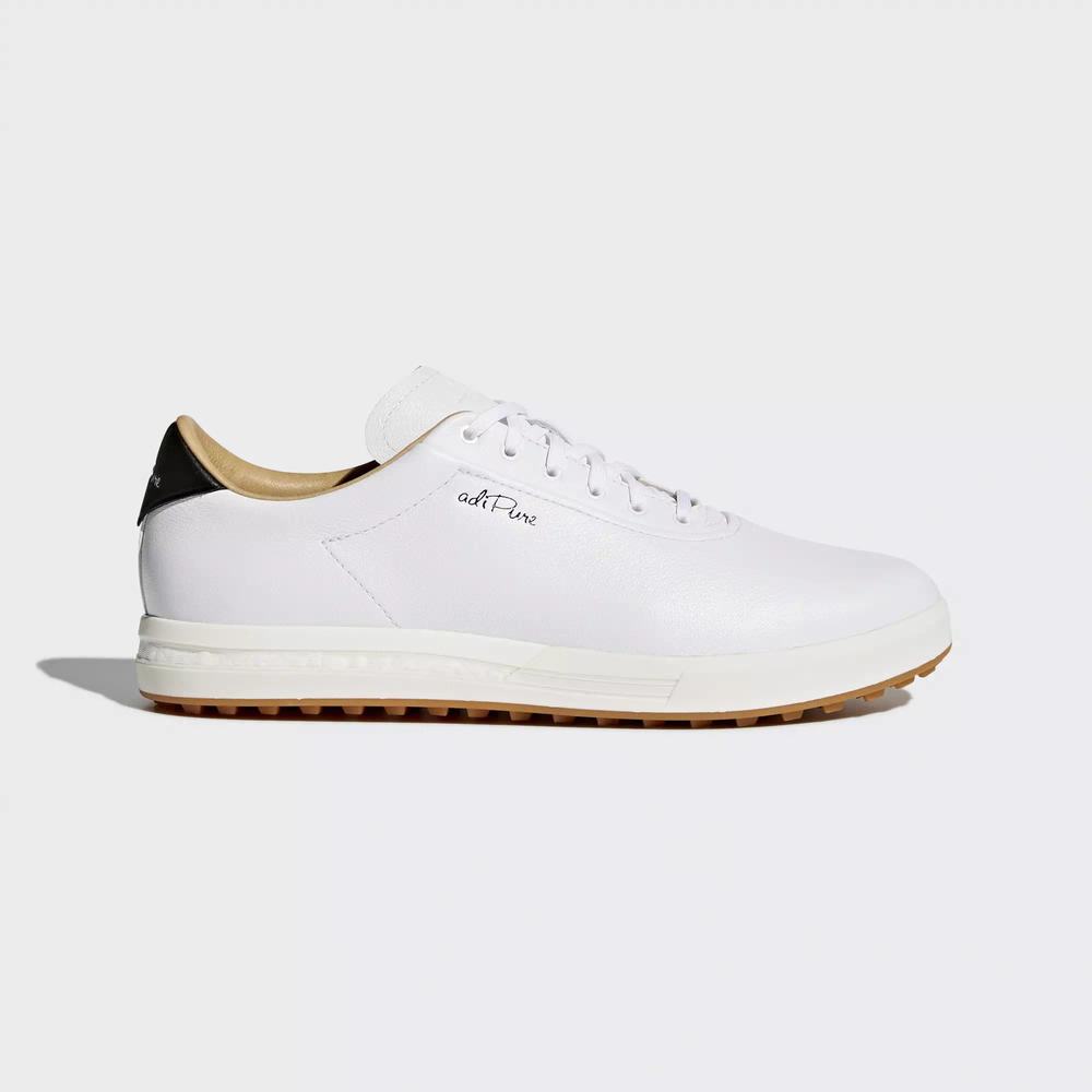 Adidas Adipure SP Tenis De Golf Blancos Para Hombre (MX-61076)